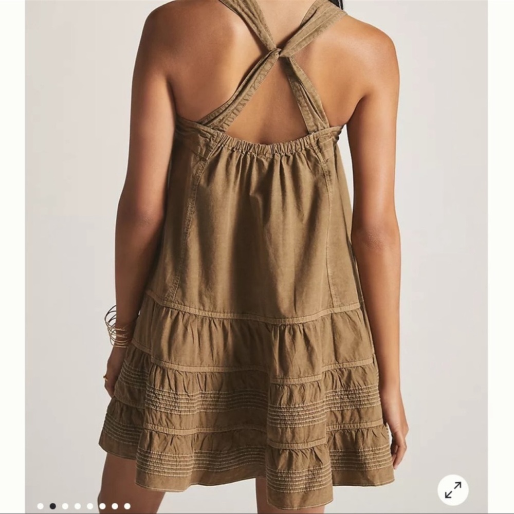 Anthropologie Stylish and Fashionable Pilcro Mini Swing Dress - Picture 3 of 4